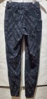 LADIES BLACK & WHITE POP FIT LEGGINGS WITH POCKETS SIZE SMALL — photo 5