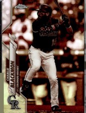 2020 Topps Chrome #73 Charlie Blackmon Sepia Refractor