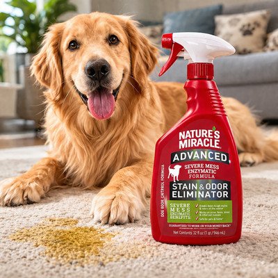 Nature's Miracle Enzymatic Formula Advanced Dog Stain & Odor Eliminator, 32-fl o