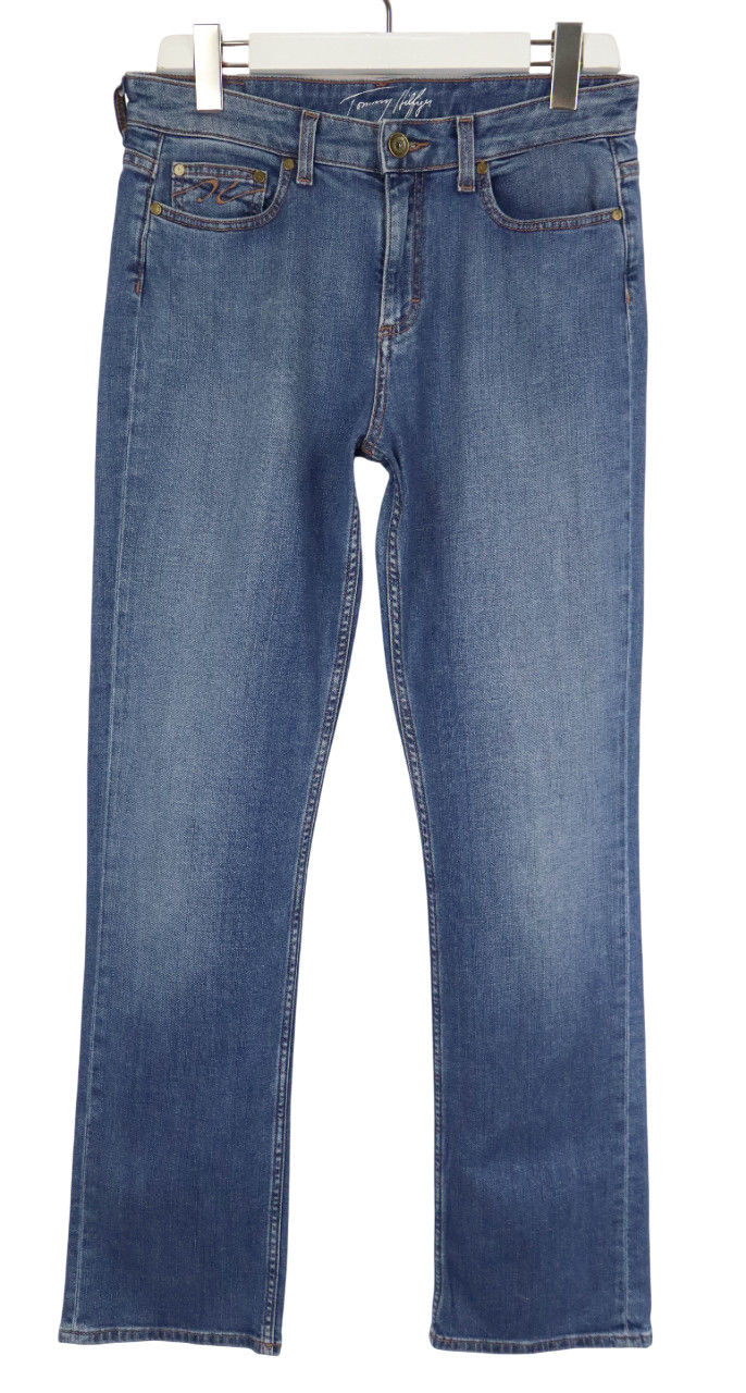 TOMMY HILFIGER Paris Classic Fit Jeans Women's W30/L32 Faded Zip Fly Straight