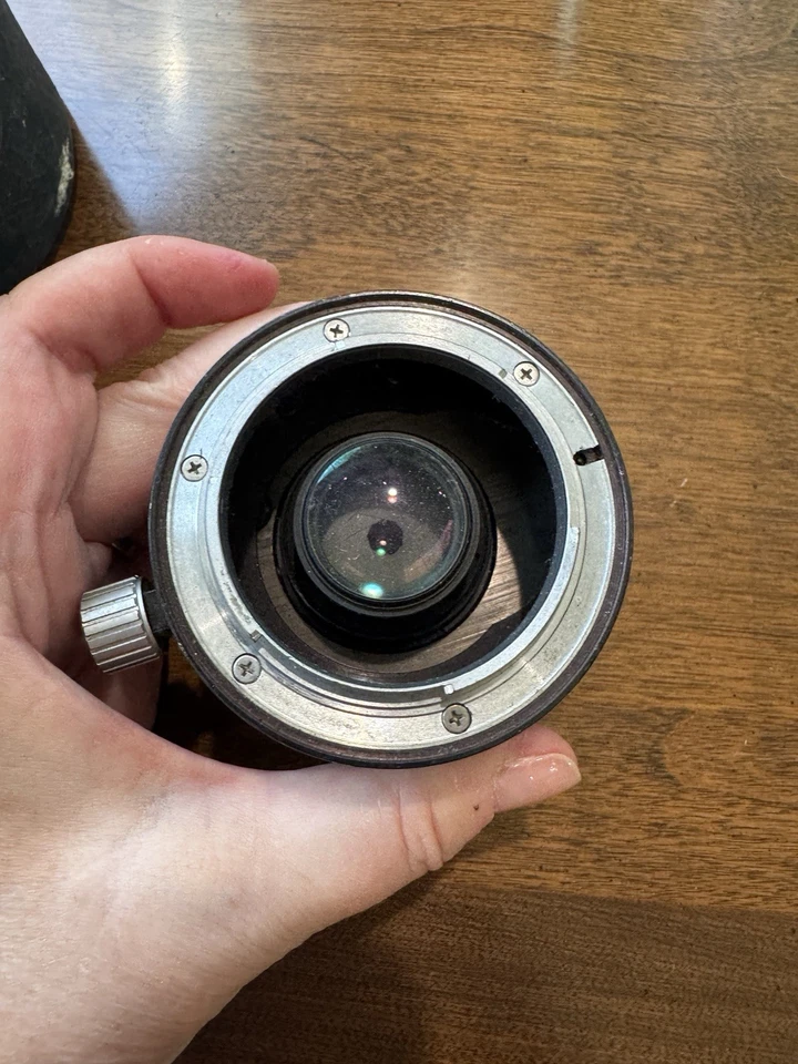Lente de cámara Nikon PC-Nikkor 35 mm 1:28 historia no probada desconocida Foto 4 de 4