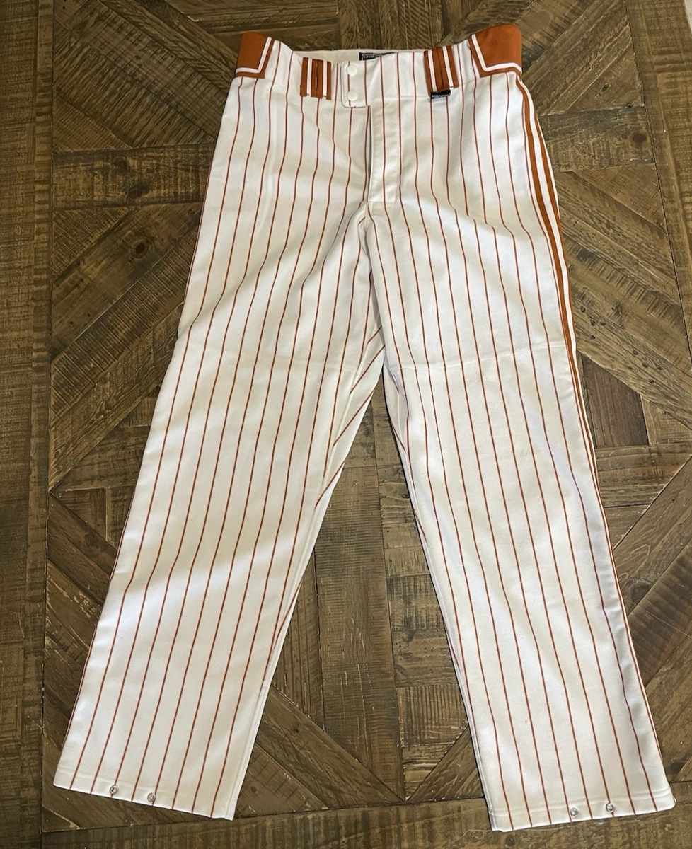 Pantalon De Baseball Vintage Betlin – Noir Et Jaune – Taille Grande – Fabriqué Aux USA