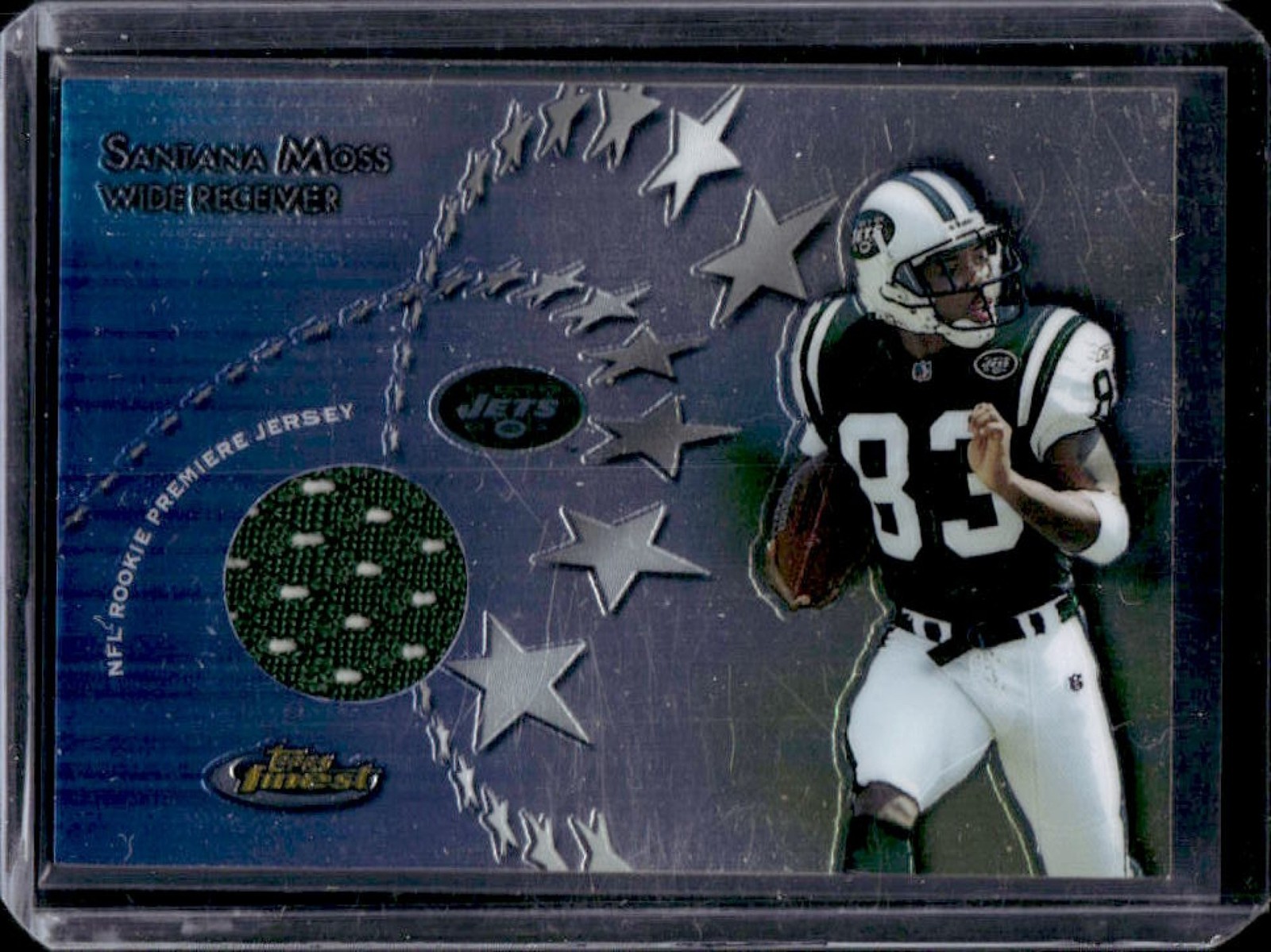 Santana Moss Finest Rookie Premiere Jersey #RPJSM Base