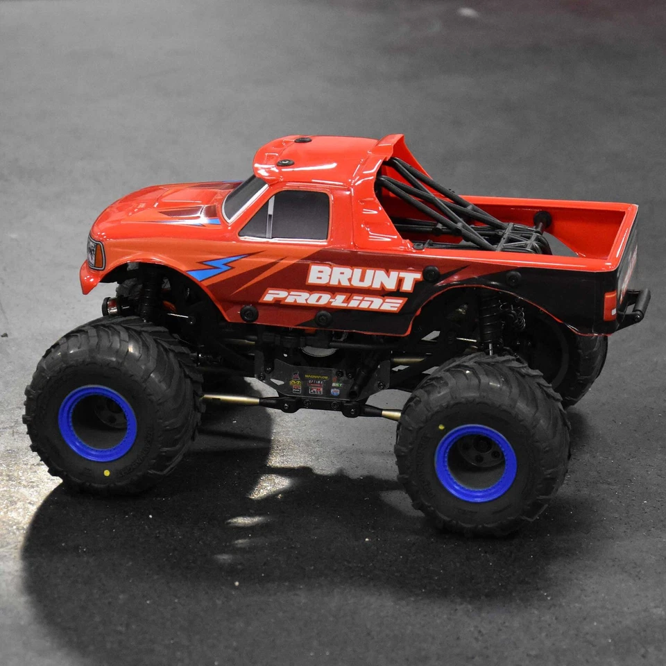 Pro-Line PRO365812 1/18 Pre-Cut Brunt Tough-Color Red Body for Losi Mini LMT - Image 3 of 3