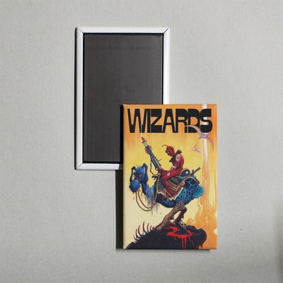 Wizards Mini Movie Poster Fridge Locker Magnet