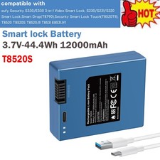 S330 Battery For eufy Security Smart Lock Touch E330 S230 S231 S220 12000mAh-Neu