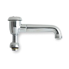 CHICAGO FAUCETS L5VBJKCP Spout,Brass,Fits Chicago Faucets 3JAV7