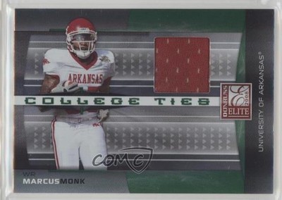 2008 Donruss Elite College Ties Jerseys 78/150 Marcus Monk #CT-5 Rookie RC 9u7
