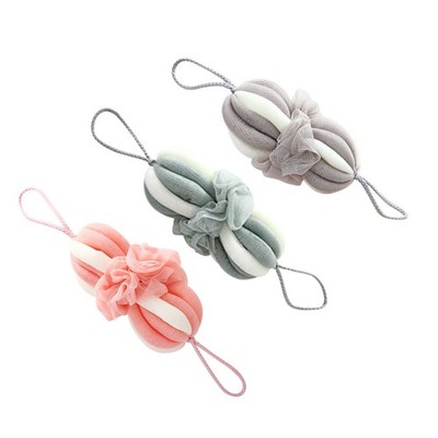 3pcs Long Bad Ball Mesh Bad Bad Bad Blasen Net Badezubehör Bad Puff