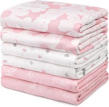 Receiving Blanket Boy Cotton Muslin Swaddle Blankets Girl Newborn Squares