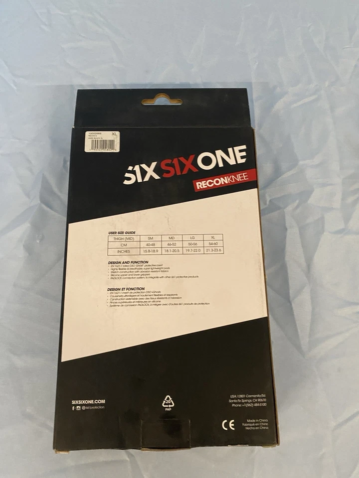 Rodillera SixSixOne Recon con protección D3O talla XL nueva en caja Foto 3 de 4