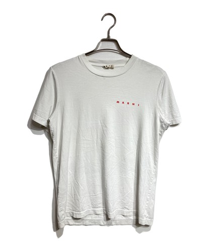 Marni, Authentic MARNI logo graphic T-shirt 44 Gray Men HUMU0205P0・S23727 #5039