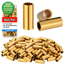 100 Pack Fence Wire Splices for 12.5 Gauge Barbed and 9 Gauge Fencing Gold