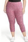 Terra and Sky Rose Glitz High Rise Capri Leggings 2X (20W-22W) NEW — photo 1
