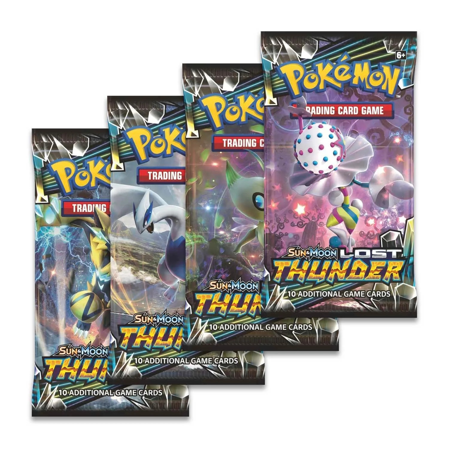 Набор бустеров Pokemon: Sun and Moon Lost Thunder Loose - 1 упаковка