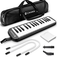 Cahaya 32 Tasten Melodica FüR Kinder Melodica Instrument Mit Tragetasche, Musik