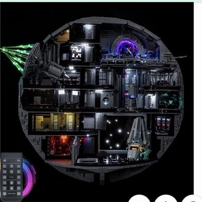 Hilighting LED Light Kit for LEGO Star Wars Death Star 75419, Remote Control