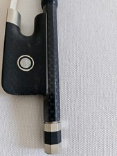 1pcs High quality blackCarbon fiber Cello bow4/4,ebony frog
