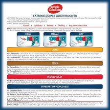 Extreme Pet Stain and Odor Eliminator Spray, Enzymatic Cleaner With 3X Pro-Ba...