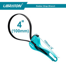 Adjustable 150mm Rubber Strap Wrench Universal Locking Oil Filter Wrench