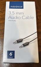 INSIGNIA 6ft 3.5 mm AUDIO CABLE for phone ipod tablets car stereo