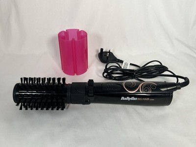 Babyliss Big Hair 42 mm rotierende Heißluftbürste Styler 2777U funktionstüchtig schwarz pink