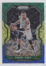 2020-21 Panini Prizm Choice Blue Yellow & Green Prizm Daniel Theis #121 pe8