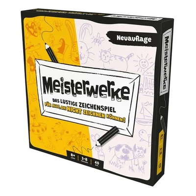 ZYGOMATIC Meisterwerke - Das lustige Zeichenspiel für alle, die nicht zeichnen können! - N