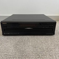 Onkyo DX-C390 6 Disc CD Changer Carousel Player Digital Audio Output Black Used