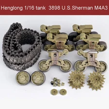 HENGLONG 3898 RC 1/16 tank U.S.Sherman M4A3 spare part:main wheel full set