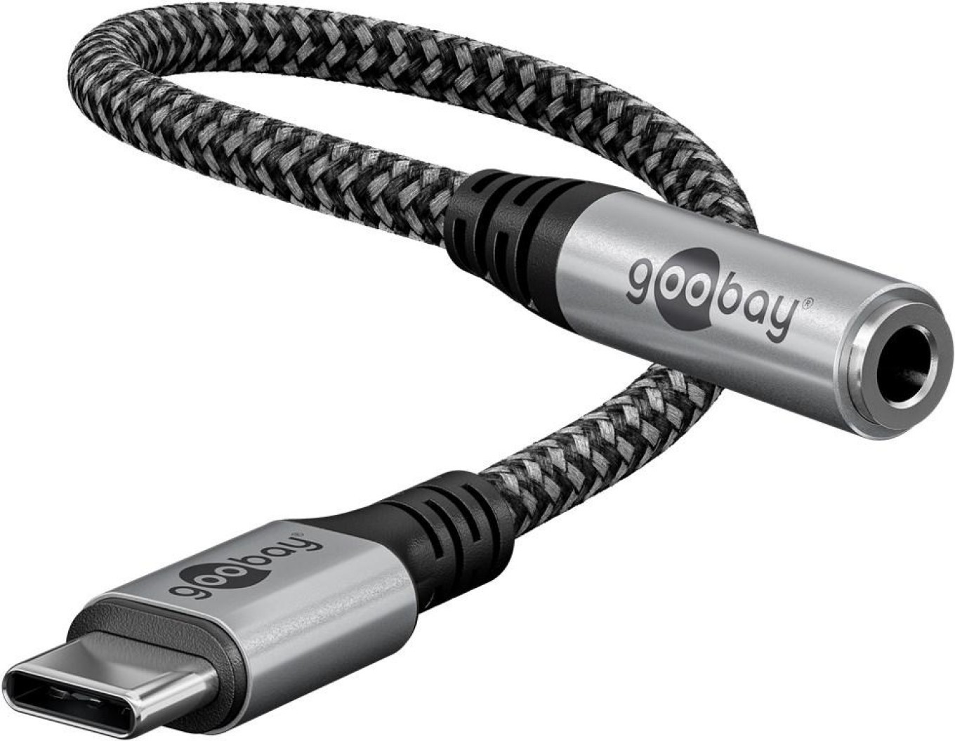 Goobay Gris 74056 Câble Audio 0,15 M 3,5Mm Usb Type-C Noir, - Neuf - Image 4