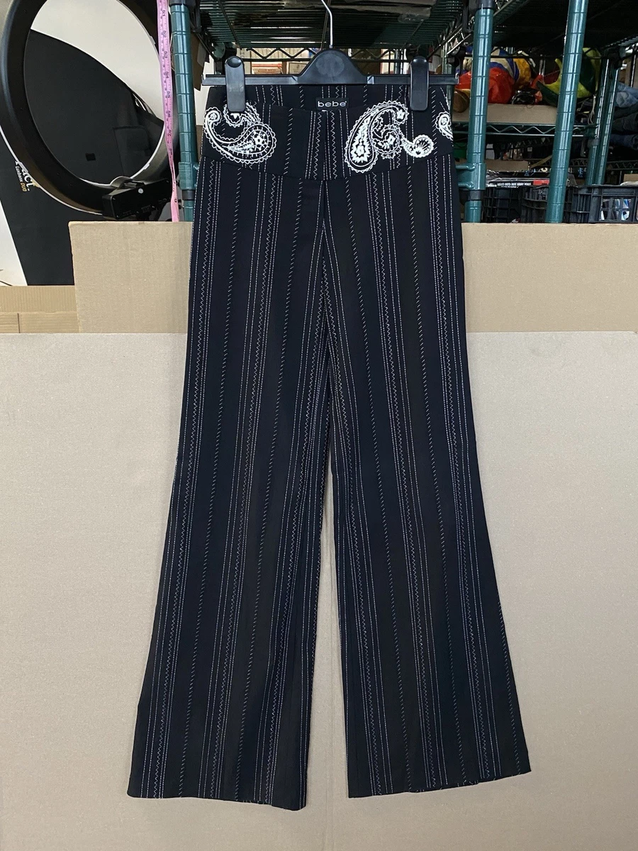 PANTALON RECTO CON BRILLOS LINEALES MEZCLILLA AZUL – PINK RUNWAY