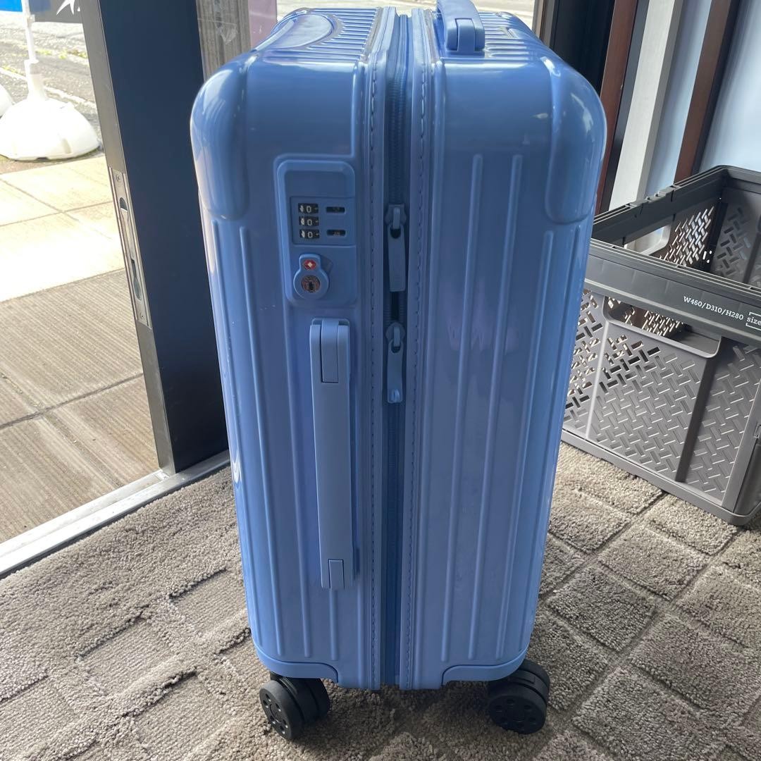 Lifetime Warranty Rimowa Essential Cabin Sea Blue Inside And