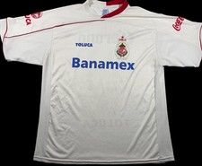 Vintage Toluca FC 2002 2003 Away Jersey #21 Corona Atlética Mexico Size Large