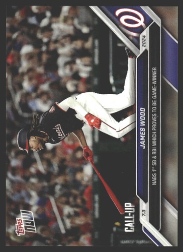 2024 Topps Now 373 James Wood