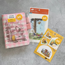 Hobonichi Techo Winnie the Pooh A6 Cover Board Sticky Notes Loft 3Pc Set