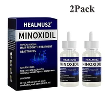 2x Men Minoxidil 5% Extra Strength Hair Regrowth Thicker Hair Solution Treatment