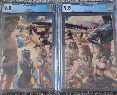 Marvel Comics Fall House of X #3 & Rise Powers of X #3 CGC 9.8 Swimsuit Set