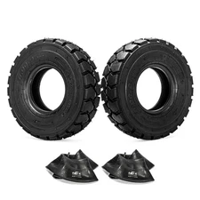 6.00-9 forklift tires 12 PLY 600/9 with Tube and Flap 6.00X9 Tires X2