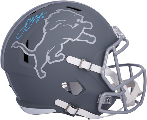 Jared Goff Detroit Lions Signed Slate Speed Replica Helmet - Picture 1 of 2