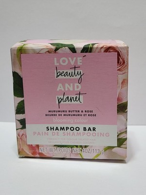 Love Beauty and Planet Shampoo Bar Murumuru Butter & Rose Vibrancy 4oz NEW