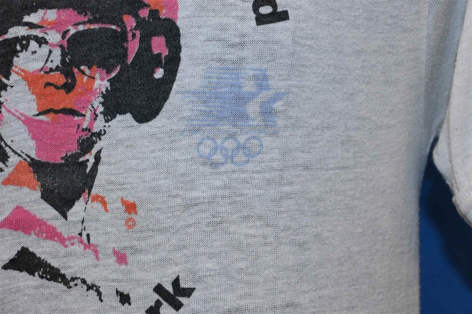 vintage 80s LA84 LOS ANGELES OLYMPIC GAMES SHOOTING PRADO PARK t-shirt SMALL S - Image 3 of 4