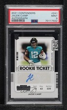 2021 Panini Contenders Rookie Ticket Jalen Camp #241 PSA 9 MINT Auto 14ju
