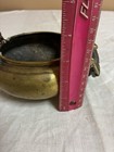 Heavy Chinese Antique Vintage Bronze Brass Dragon Bowl Signed — photo 8