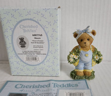 Cherished Teddies Mikayla 4007745 Pick A Pocket Full Of Sunshine Figurine NEW G