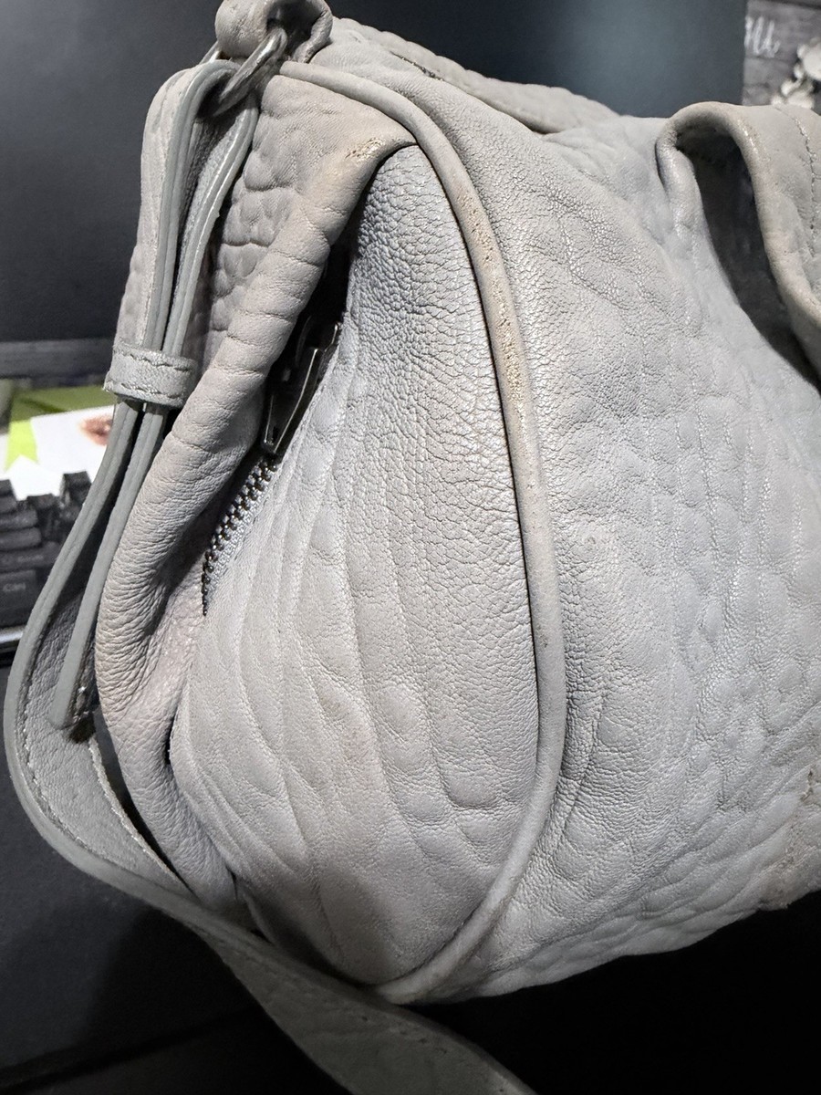 Alexander Wang Rocco Dumbo Bag Purse Mercury Studded Bottom