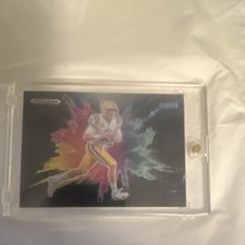 panini prizm draft picks joe burrow color blast insert lsu tigers #24 football