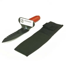 Lesche Digging Tool & Sod Cutter Right Side Serrated Blade with Free Sheath