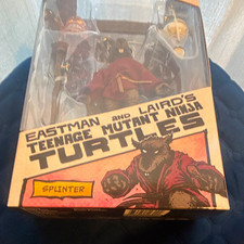 NECA TMNT Splinter Action Figure 2023 Boxed w  Staff Alternate Head
