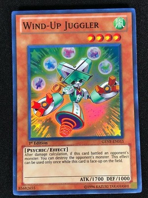 Yugioh Wind-up Juggler GENF-EN015 1st Super (NM)